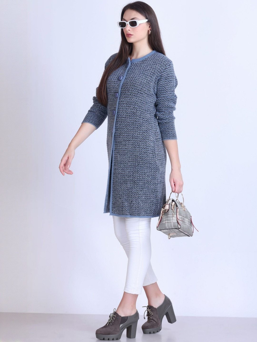 Roadster Women Long Coat Style Cardigan