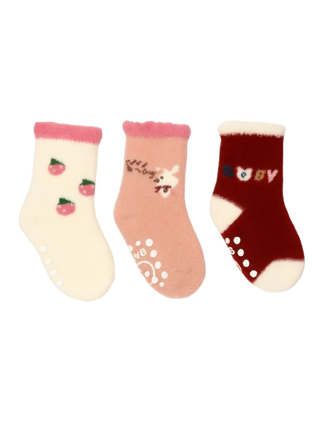 Cdeck Kids Set Of 3 Wool Socks