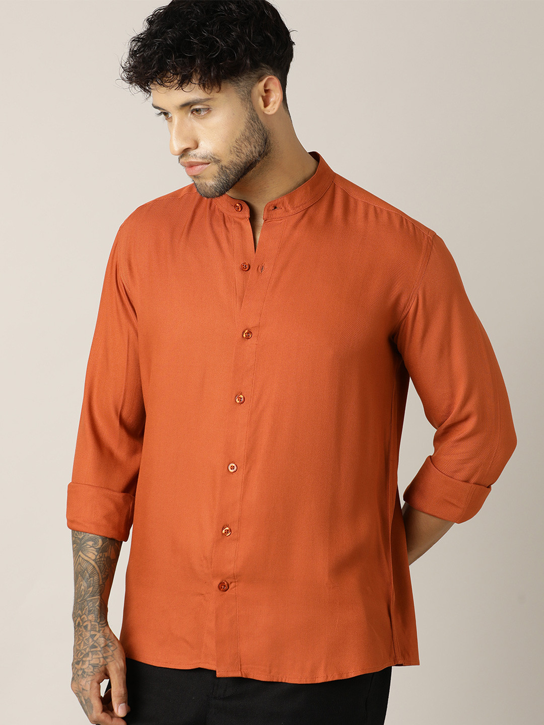 Paper Cut Men Solid Shirts
