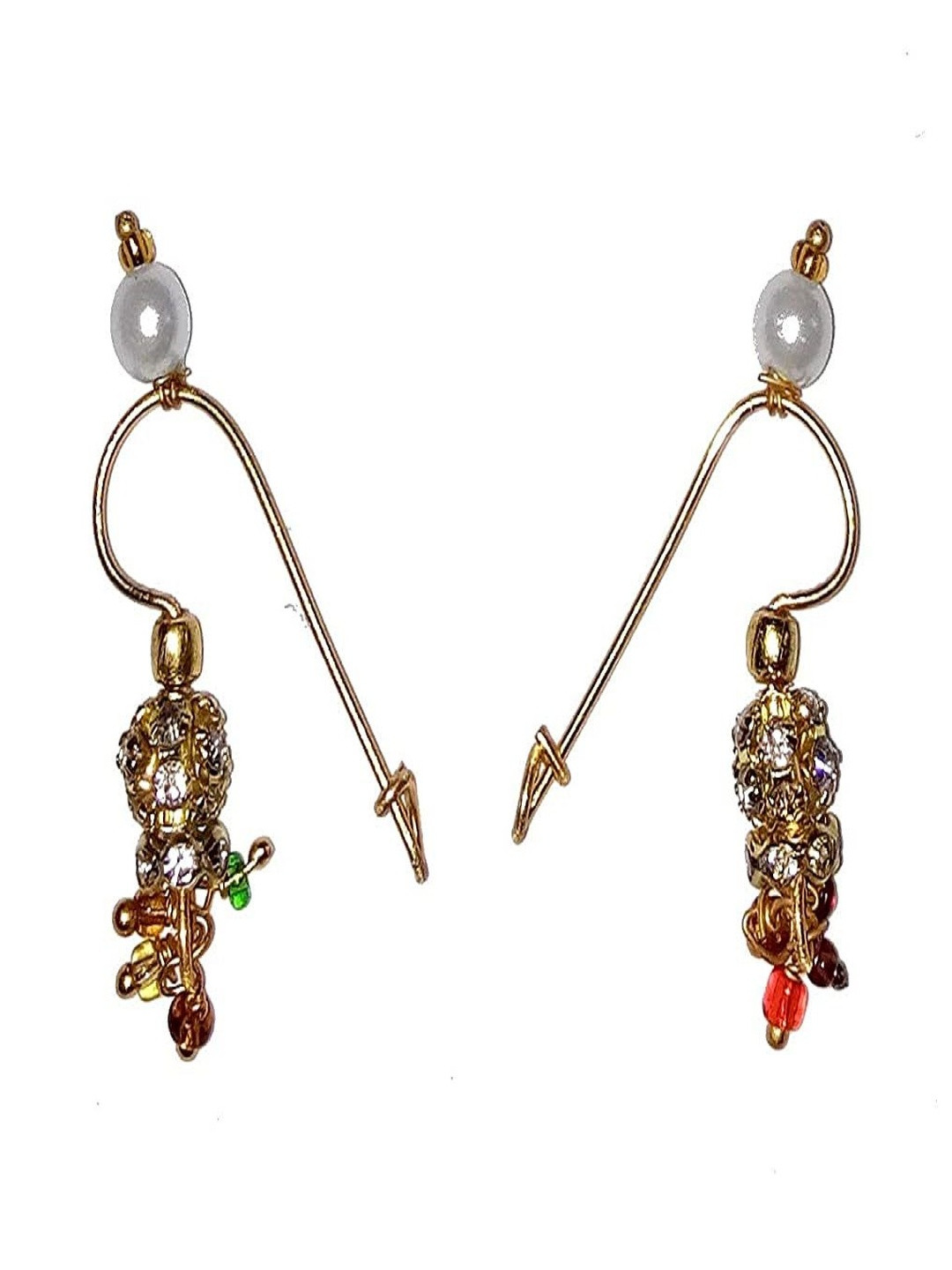 Adhira's Pressing Type Diamond Studs Earrings