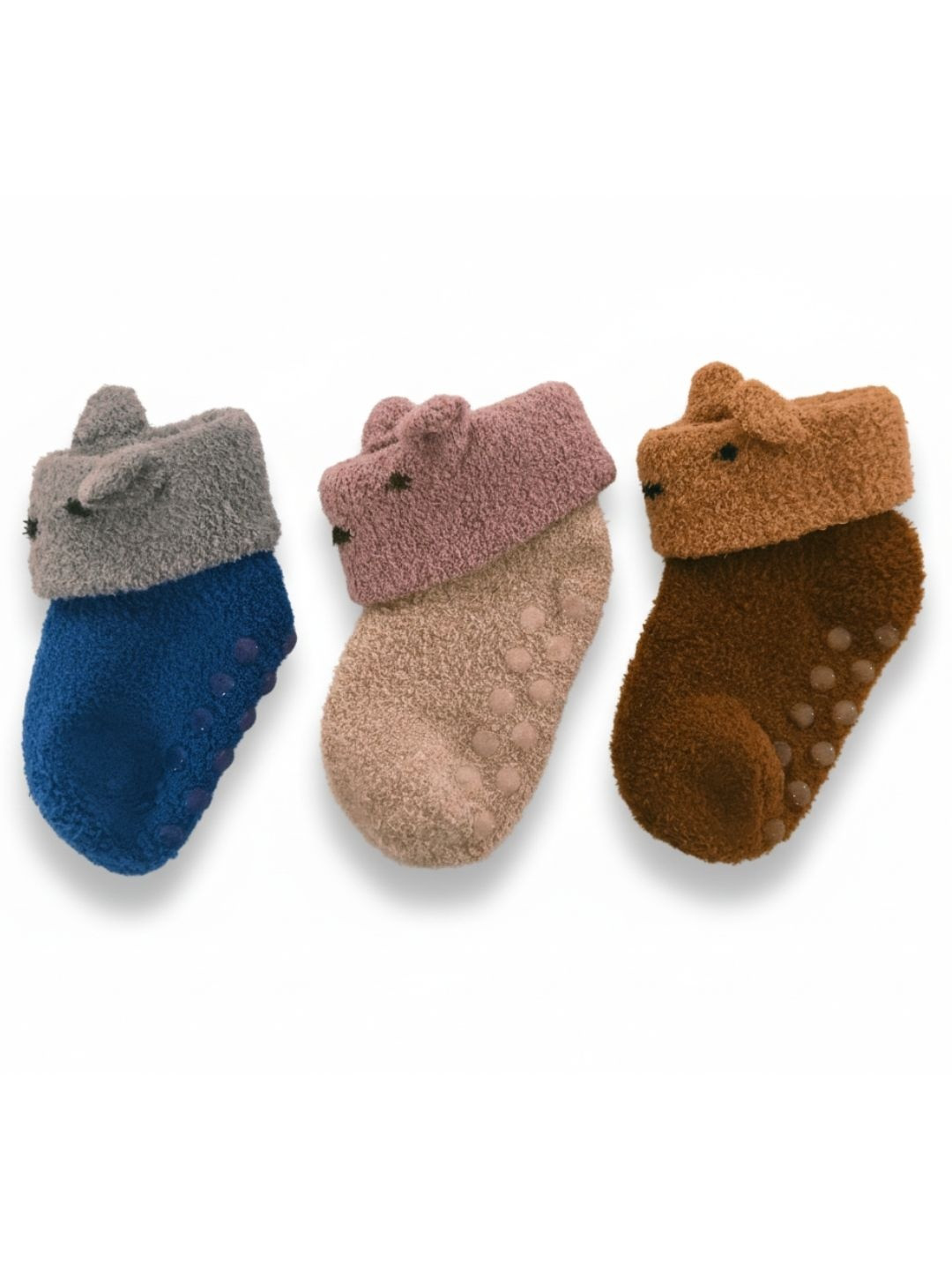 Cdeck Unisex Pack of 3 Pairs Rabbit Wool Socks