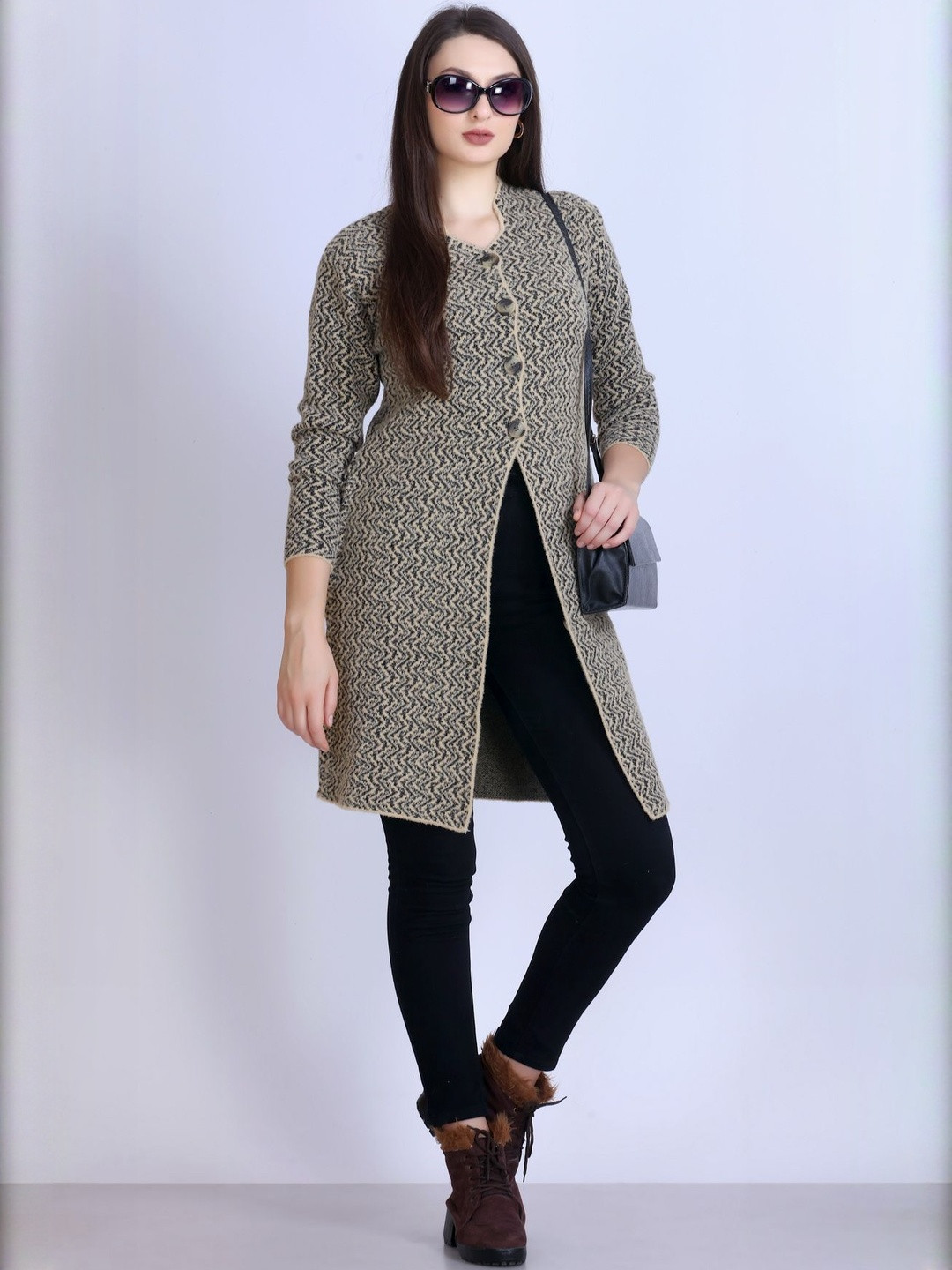 Roadster Women Long Coat Style Cardigan