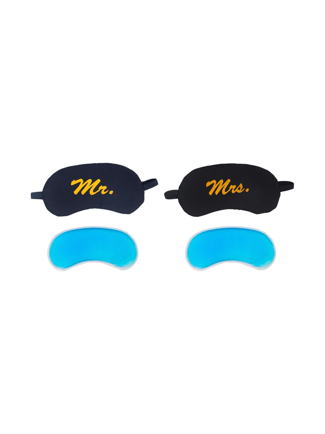 Veeva Beauty & Fashion Combo of Mr. & Mrs. Sleeping Eye Mask With Cooling Pad