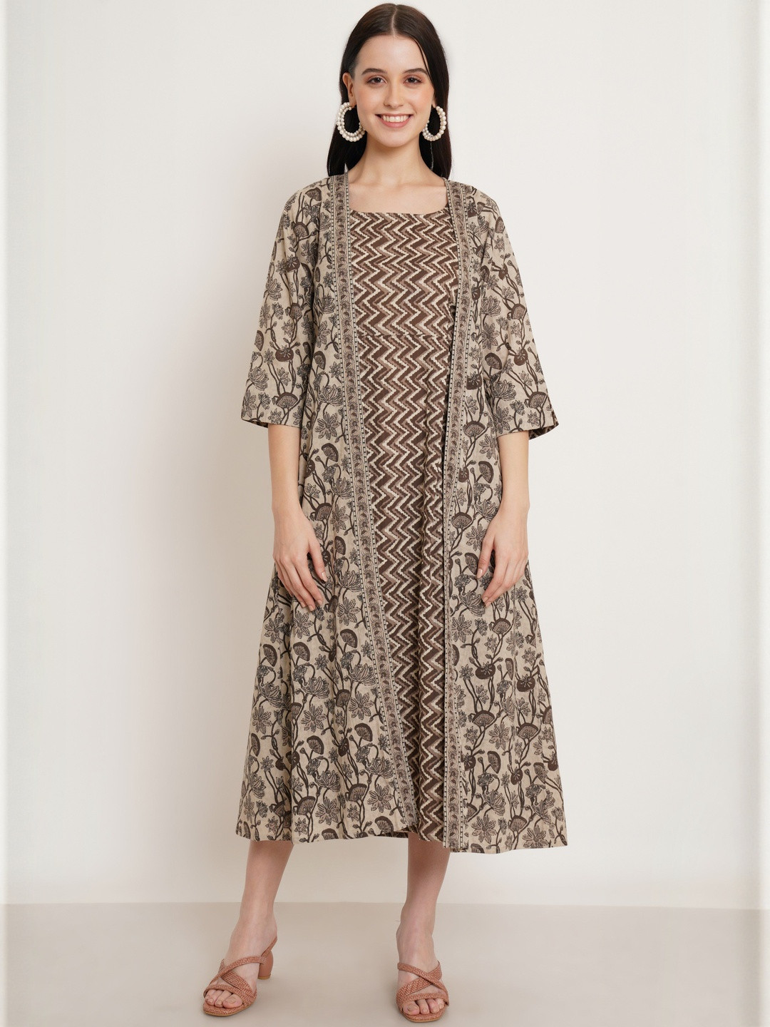 KALINI Women Organic Cotton A-Line Dresses