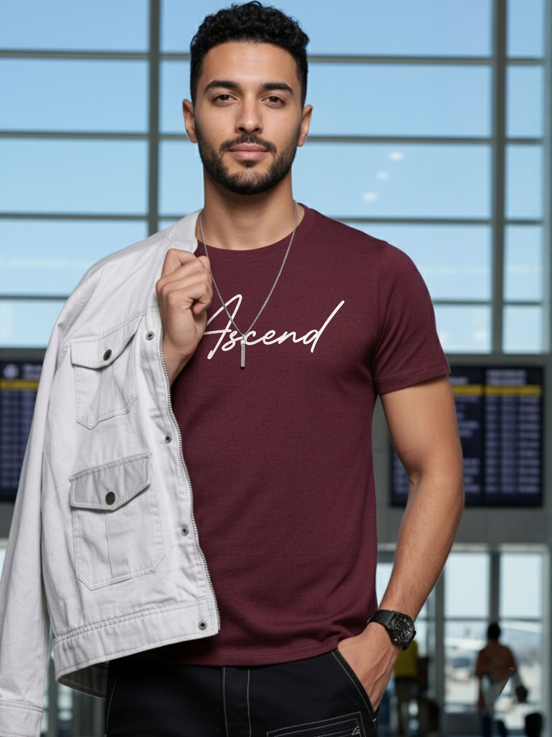 Moda Rapido Men Typography Printed 100% Cotton Machine Wash T-shirt