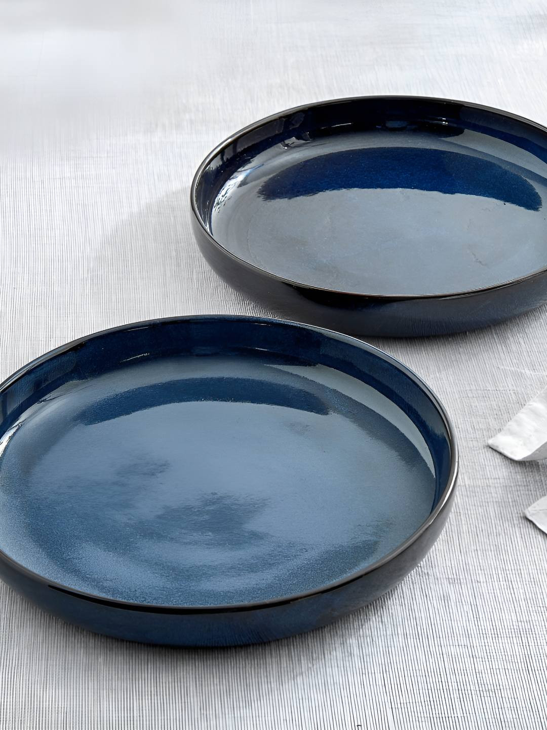 Home Centre Caraway Blue 2 Pieces Porcelain Plates