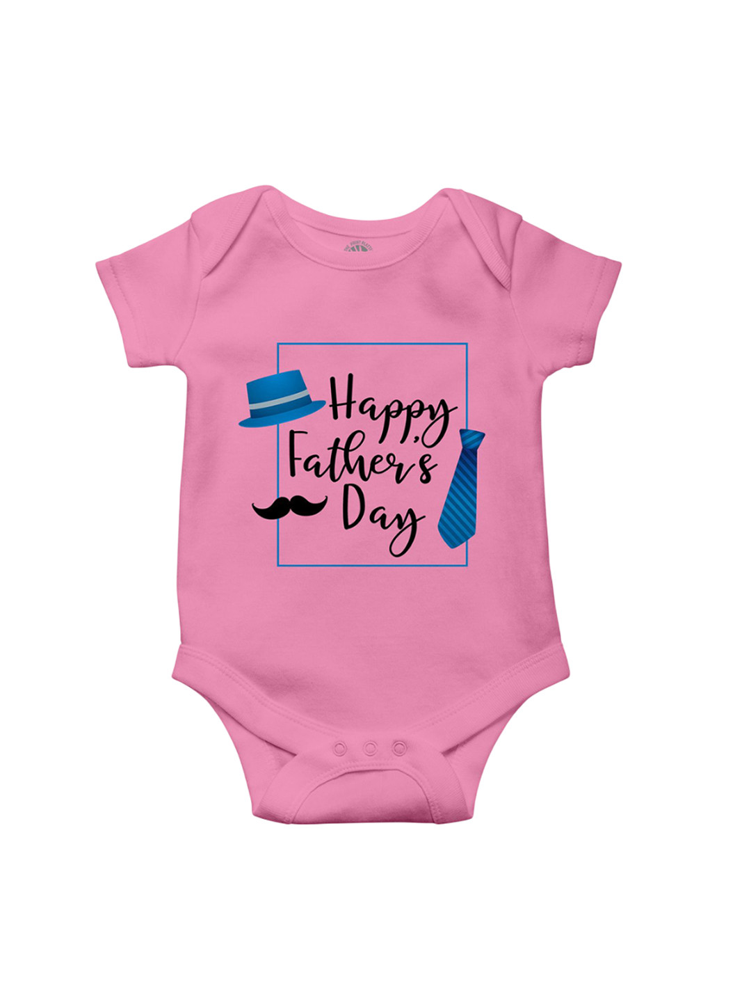 THE PRINT PLATTER Infants Kids Printed Round Neck Short Sleeves Cotton Bodysuit