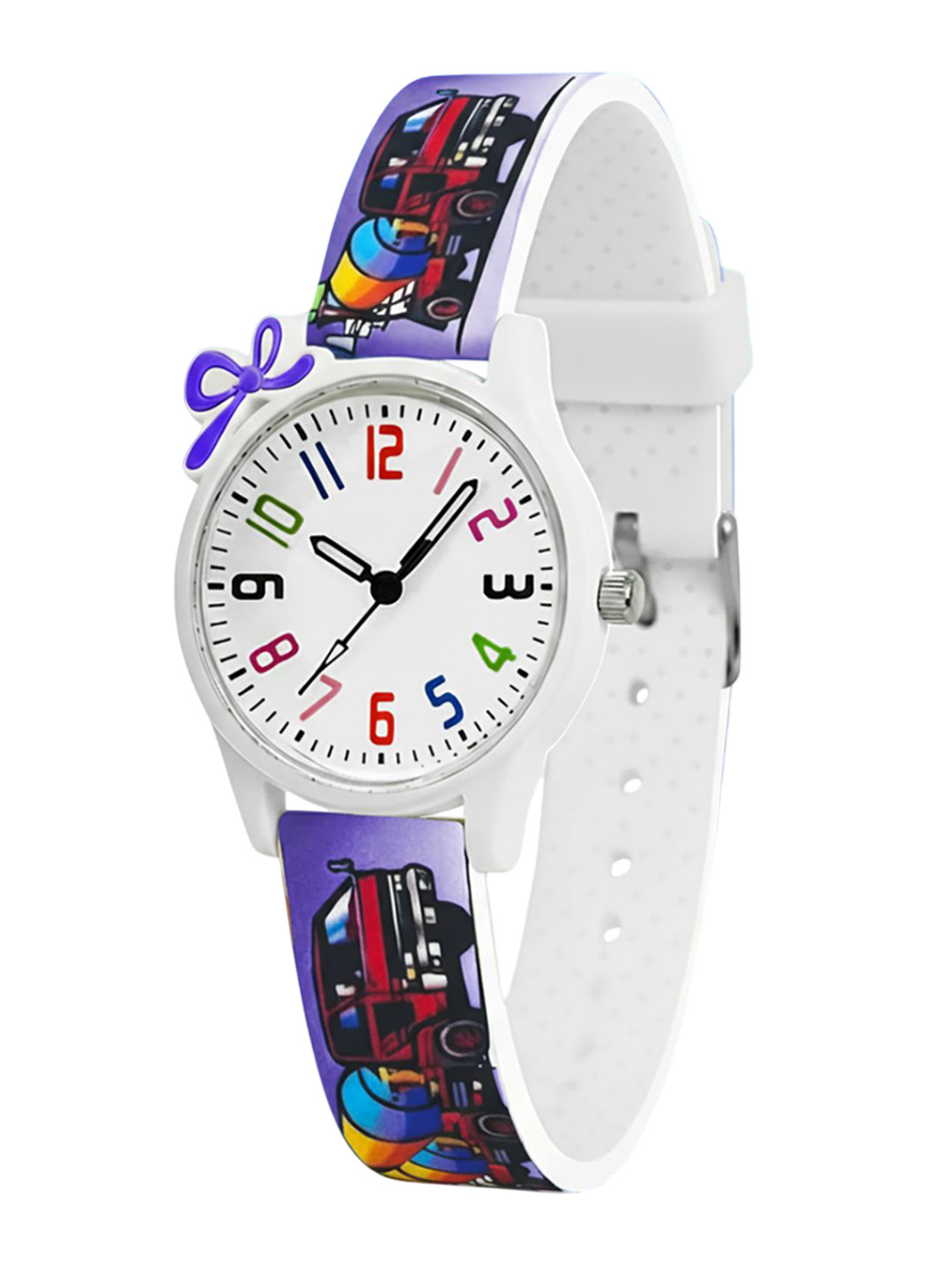Time Up Kids Round Dial & Silicon Straps Analogue Watch BTR-BOW-2