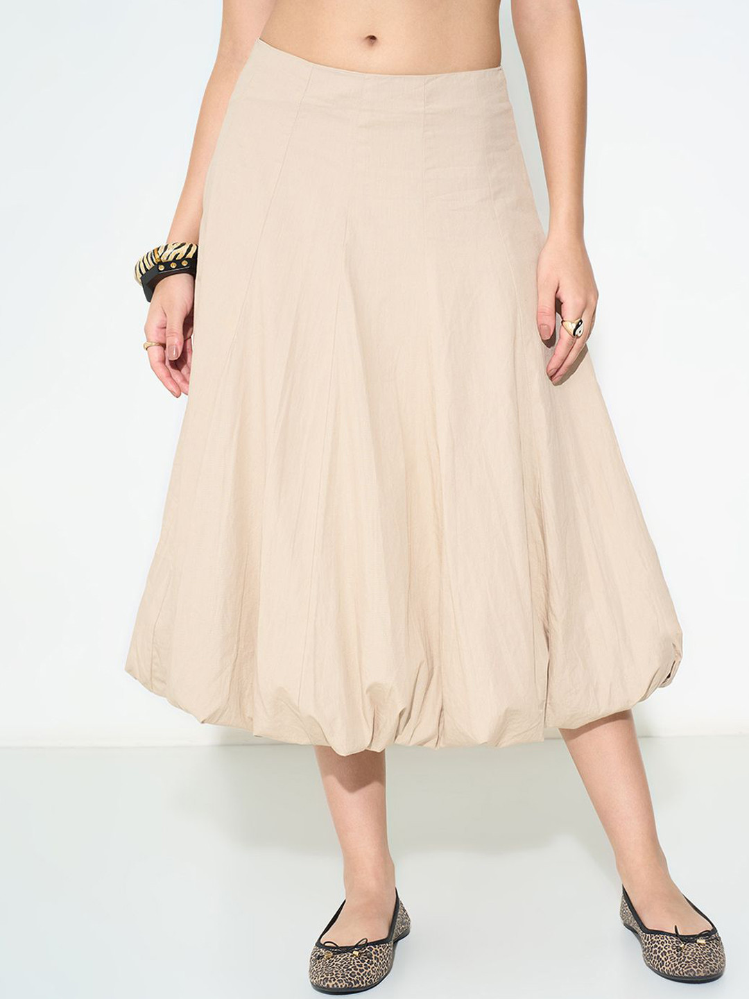 Honey by Pantaloons Pure Cotton A-Line Midi Skirts