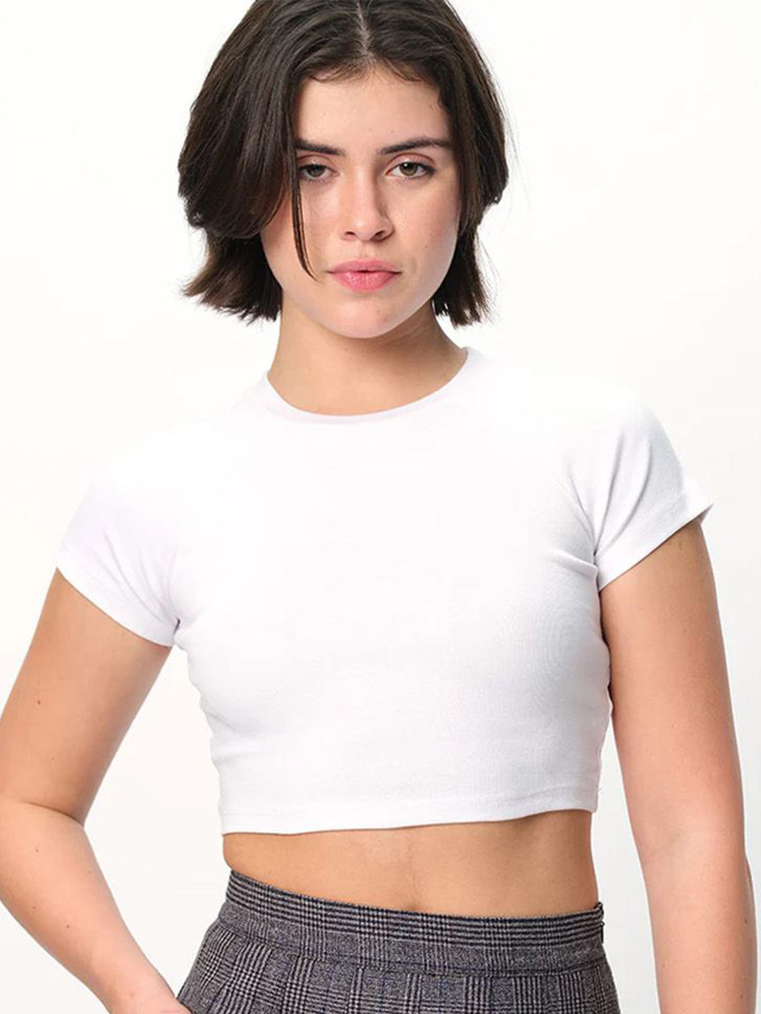 Bonkers Corner Women Checked Skater Skirt