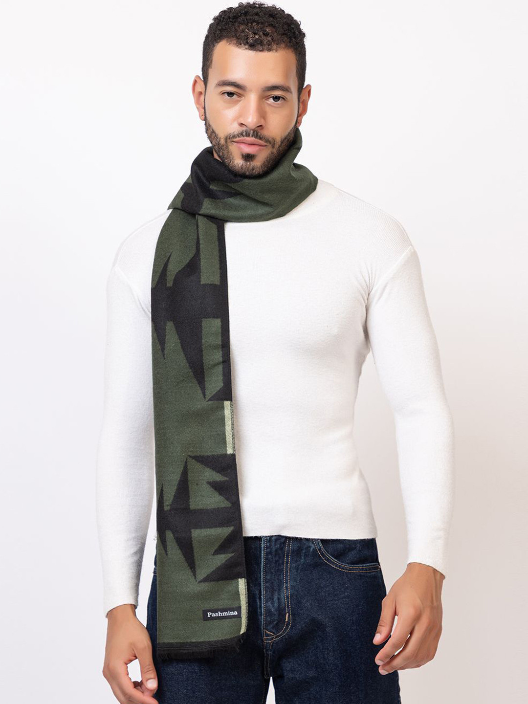 Amoldo Unisex Patterned Soft And Warm Winter Woolen Muffler