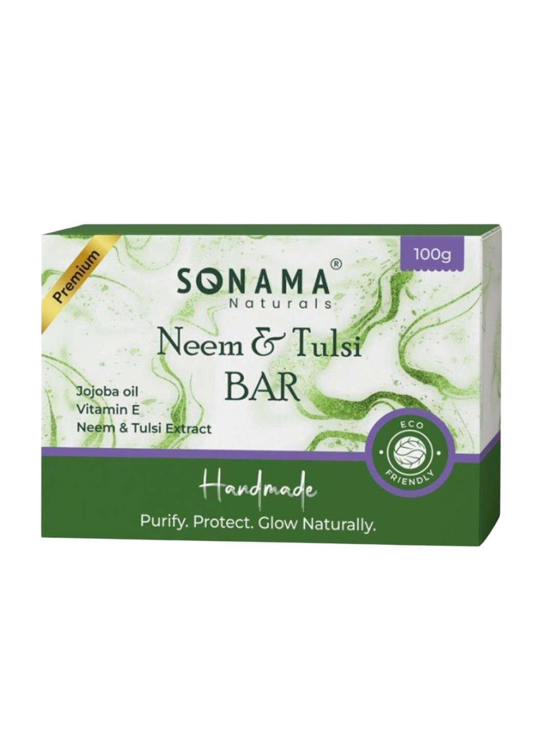 Sonama Naturals Neem & Tulsi Bar With Vitamin E - 100 g