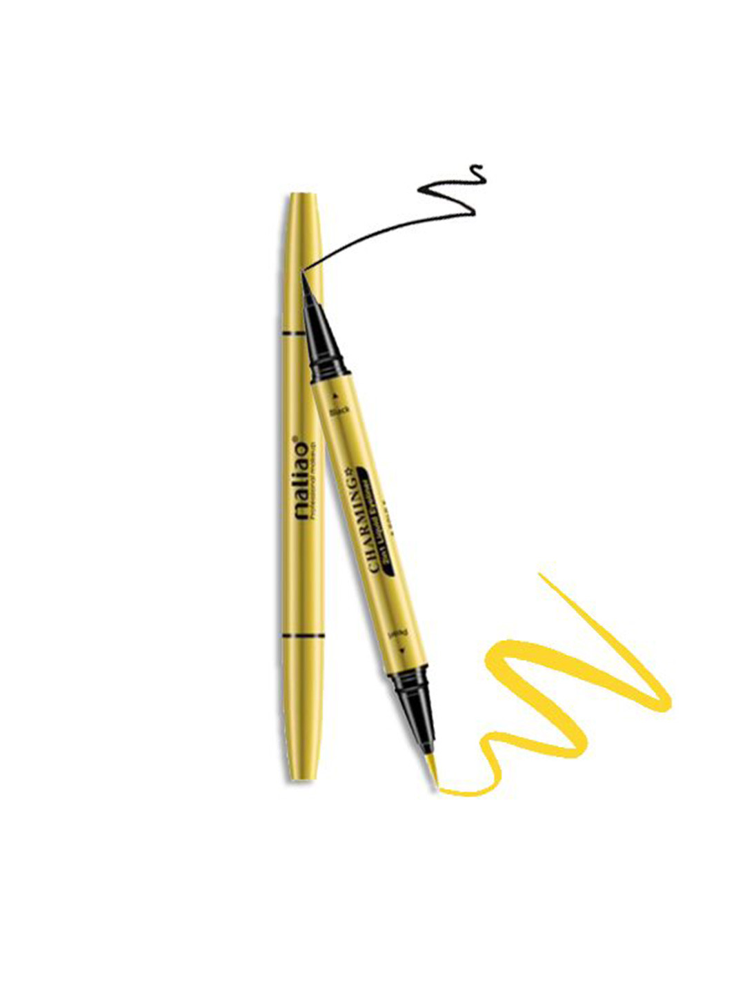 Maliao Women Charming Duo Sketch Pen Liner - 0.8 g - Gold