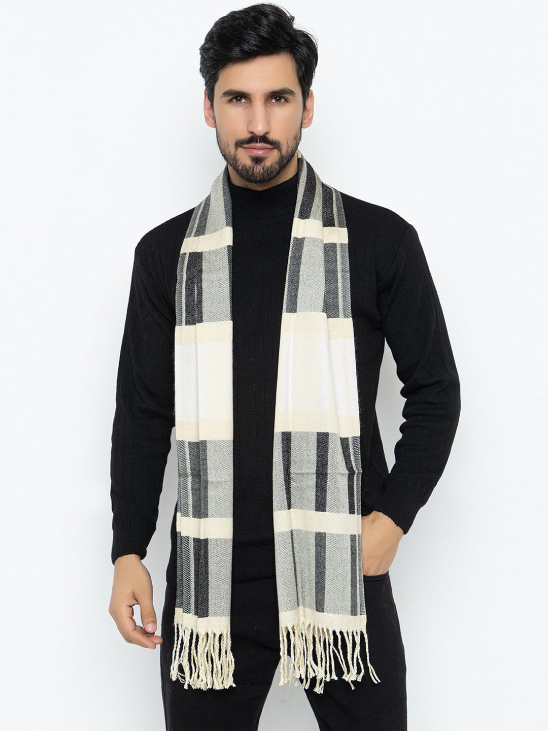 Amoldo Unisex Patterned Soft And Warm Winter Mufflers