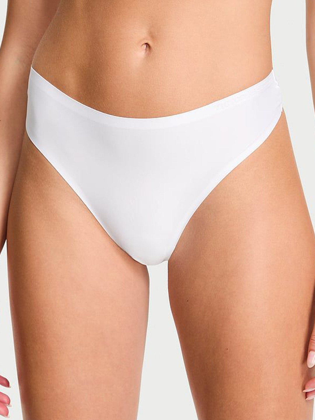 Victoria's Secret Body by Victoria Flex Solid Mid-Rise Thongs Briefs