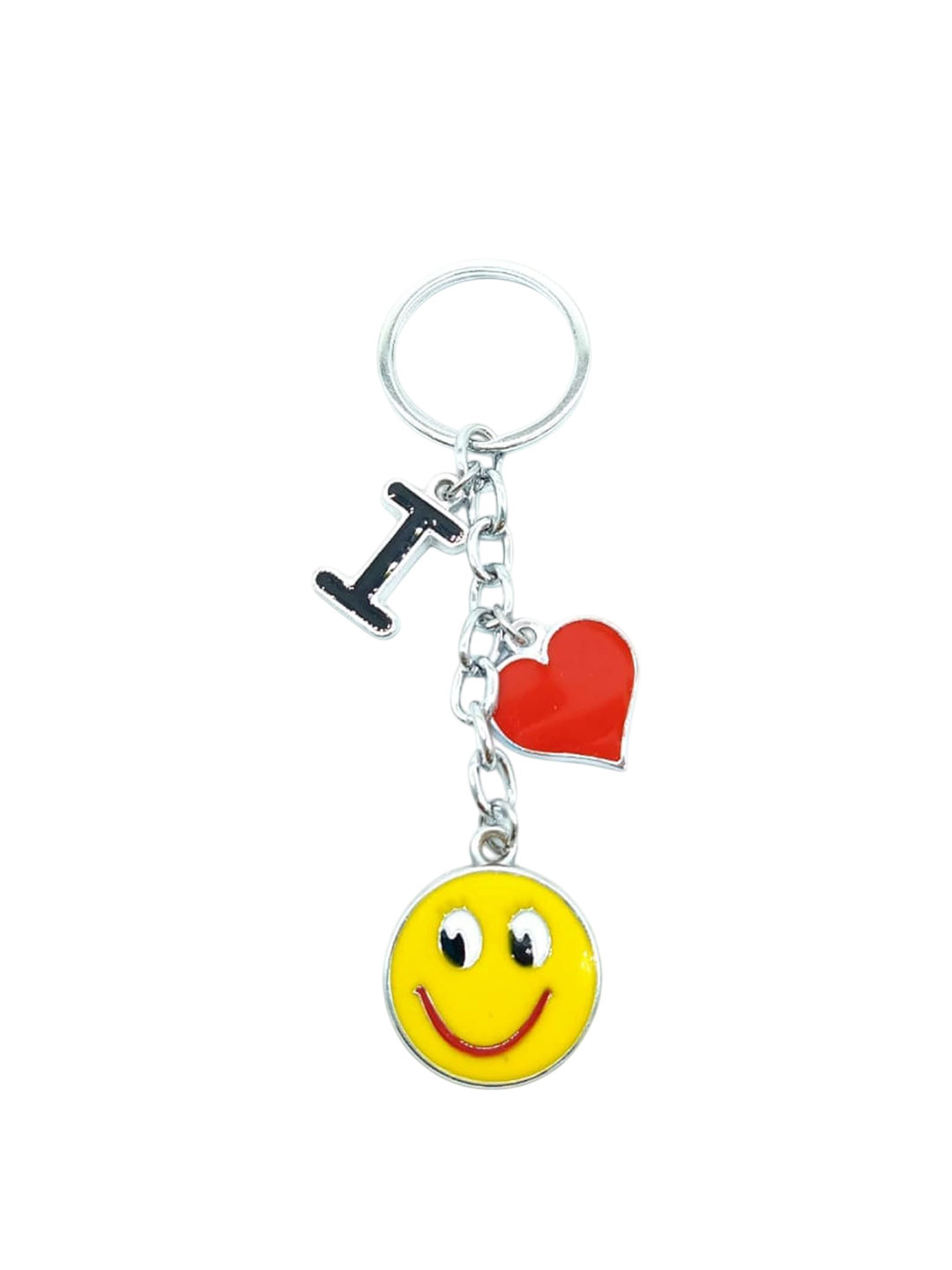 AUGEN Smile Emoji Metallic Key Chain