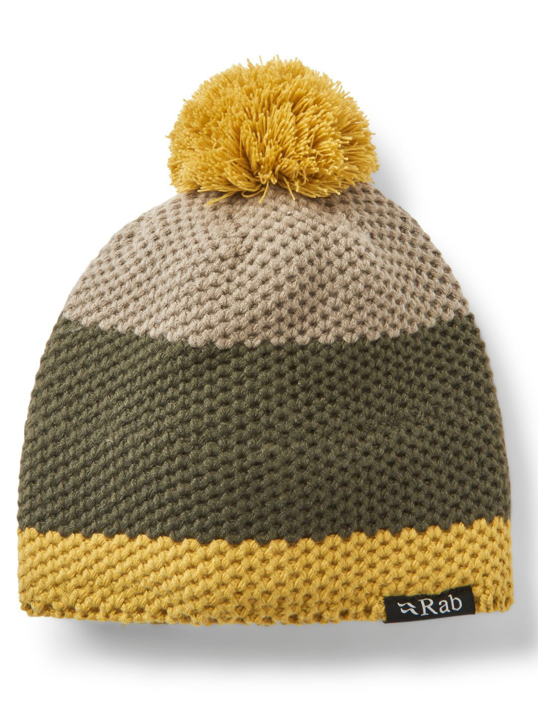 Rab Monzino Men Colourblocked Crochet Woollen Beanie