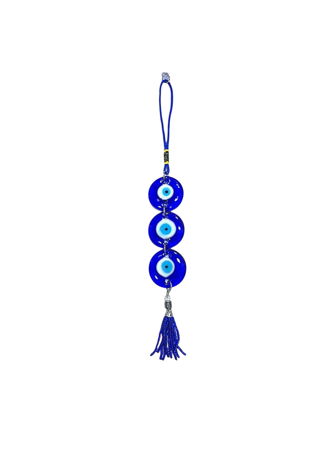 AUGEN Blue And White Evil Eye Design Wall Hanging