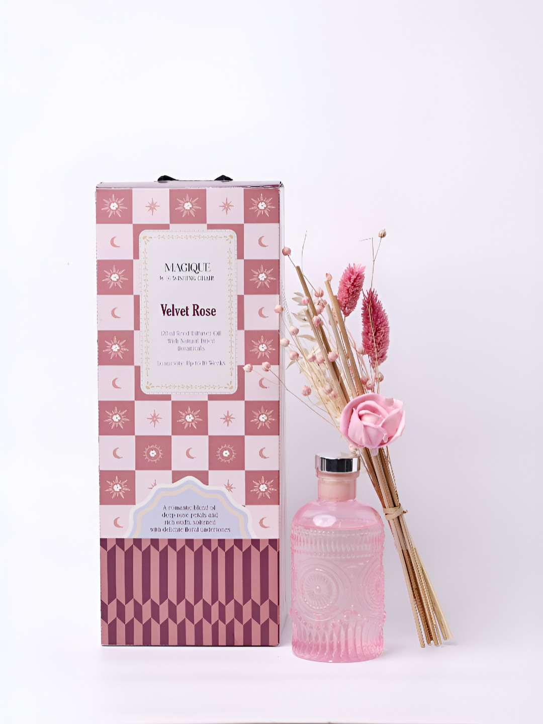 The Wishing Chair Pink Velvet Rose Reed Oil Diffuser - 120 ml