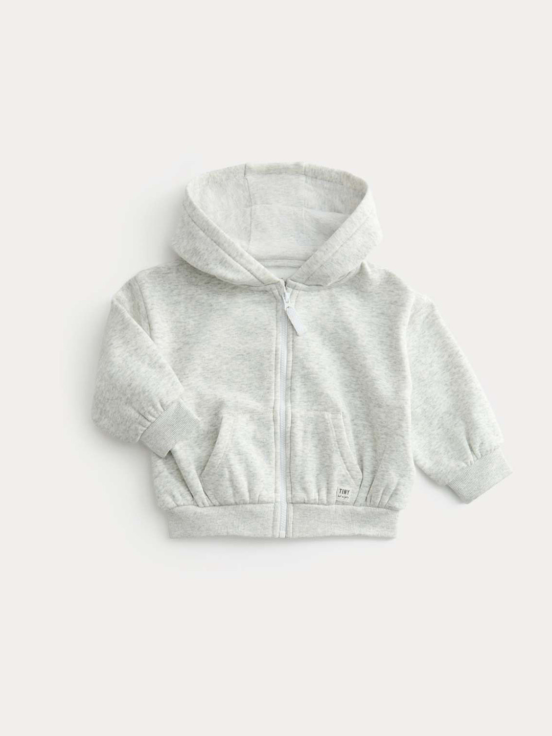 Marks & Spencer Boys Solid Hooded Zip Up Sweatshirt