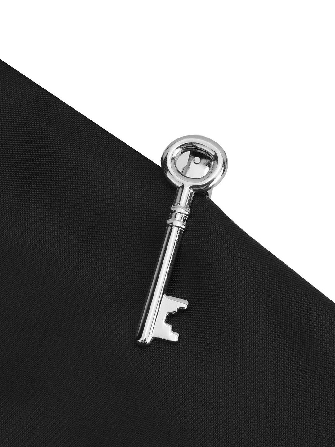Alvaro Castagnino Men Silver-Plated Statement Tie Pin Brooch