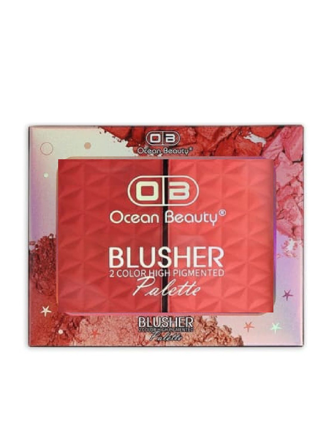 OB Ocean Beauty 2 Color High Pigmented Blusher Palette  - 10 g - 02