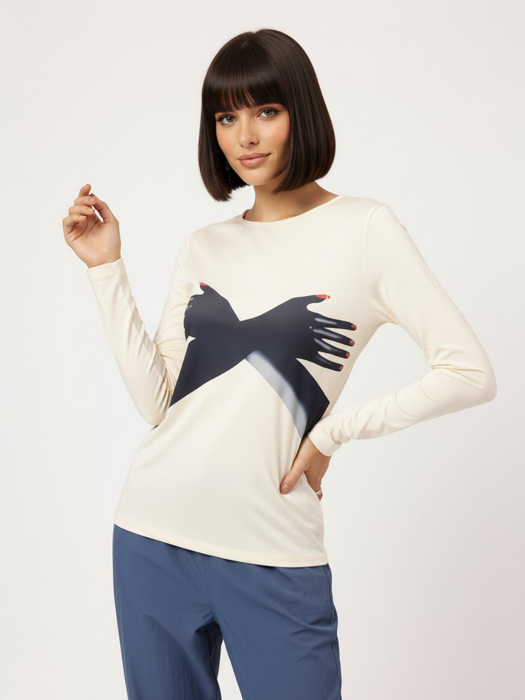 DressBerry Hands-on Fitted Top