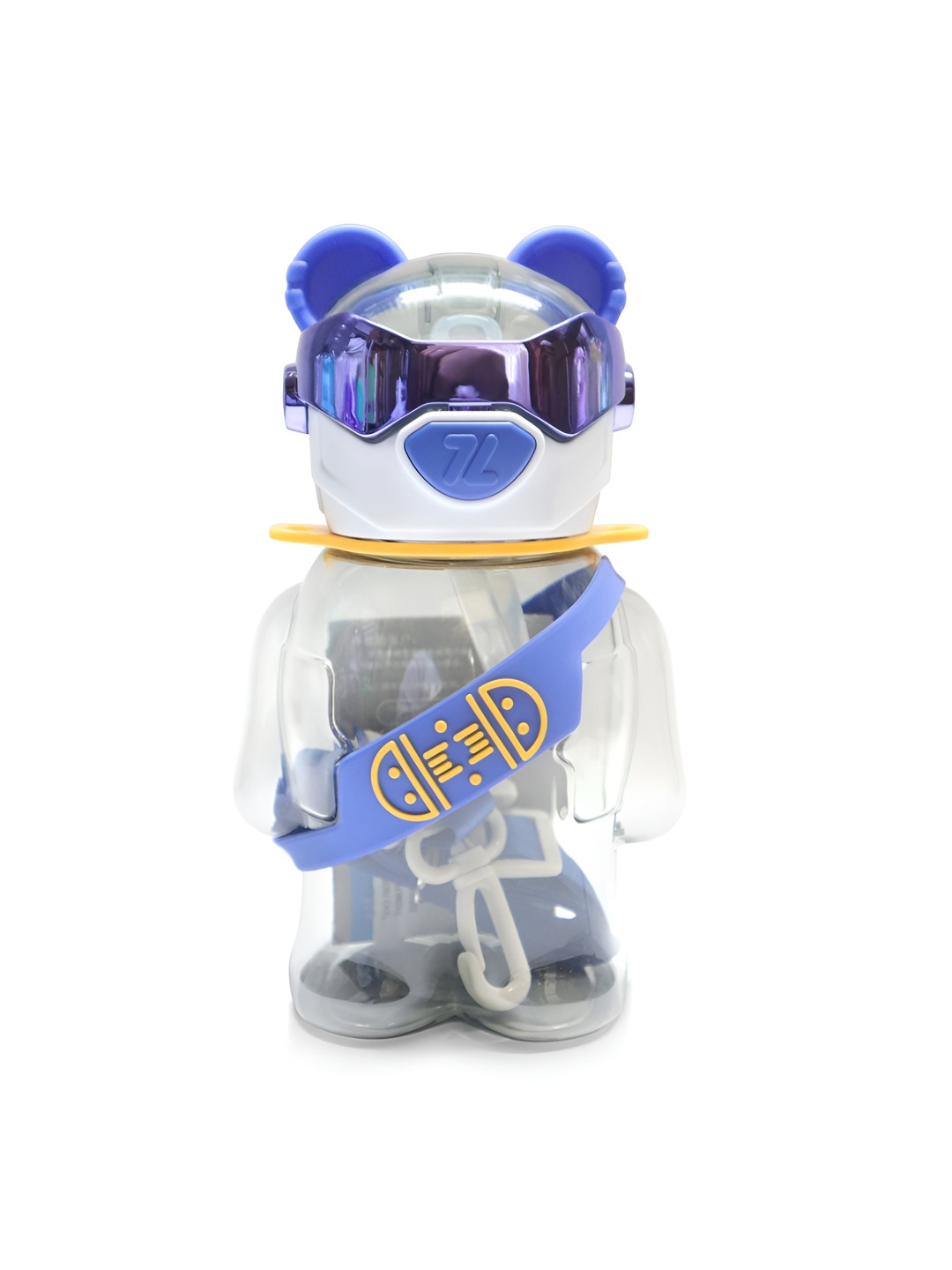 PROKART Blue Flask Insulated Water Bottle with Straw 550ml