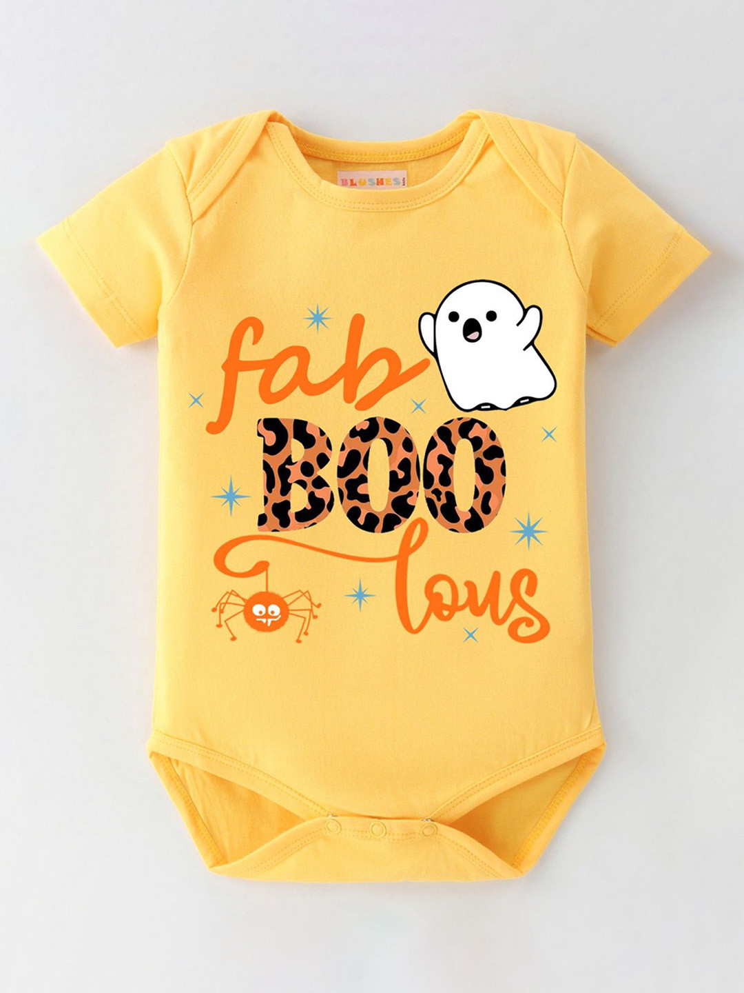 BLUSHES Infants Cotton Printed Envelope Neck Ultra Bio Wash Bodysuit