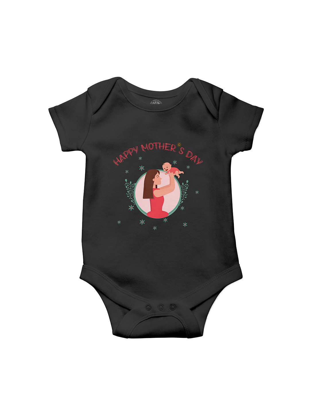 THE PRINT PLATTER Kids Mother Day Printed Cotton Bodysuit