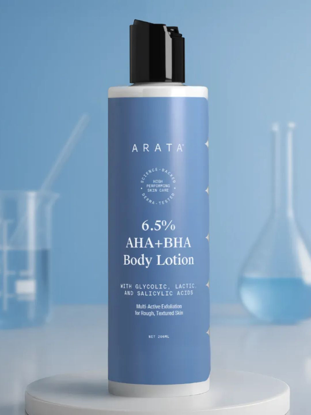ARATA 6.5% AHA+BHA Body Lotion for Multi-Active Exfoliation - 200 ml