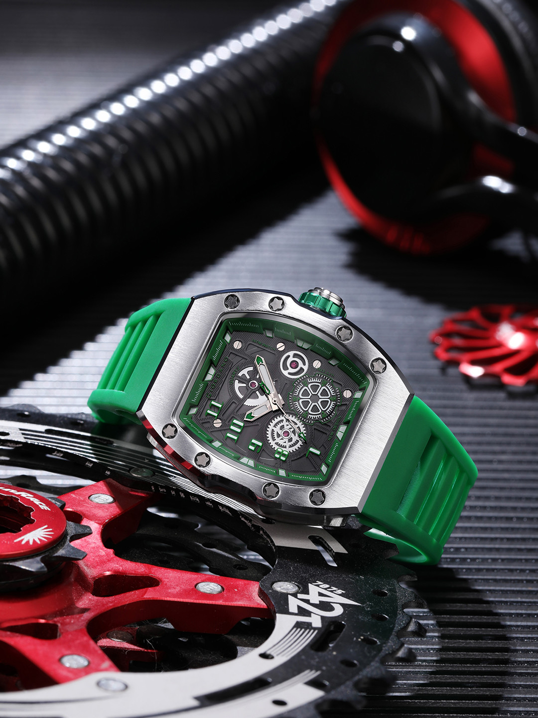 GIORDANO Men Embellished Dial & Straps Analogue Watch GZ-50150-03