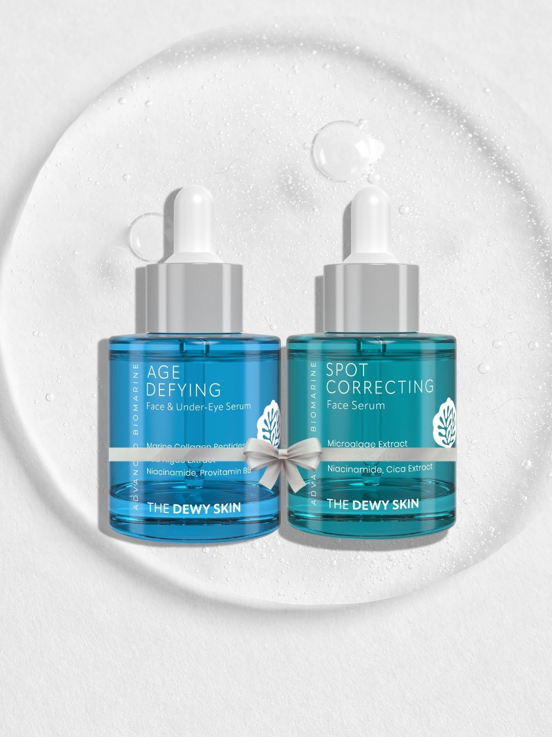 The Dewy Skin Set Of 2 Age Defying & Spot Correcting Serum - 30 ml Each