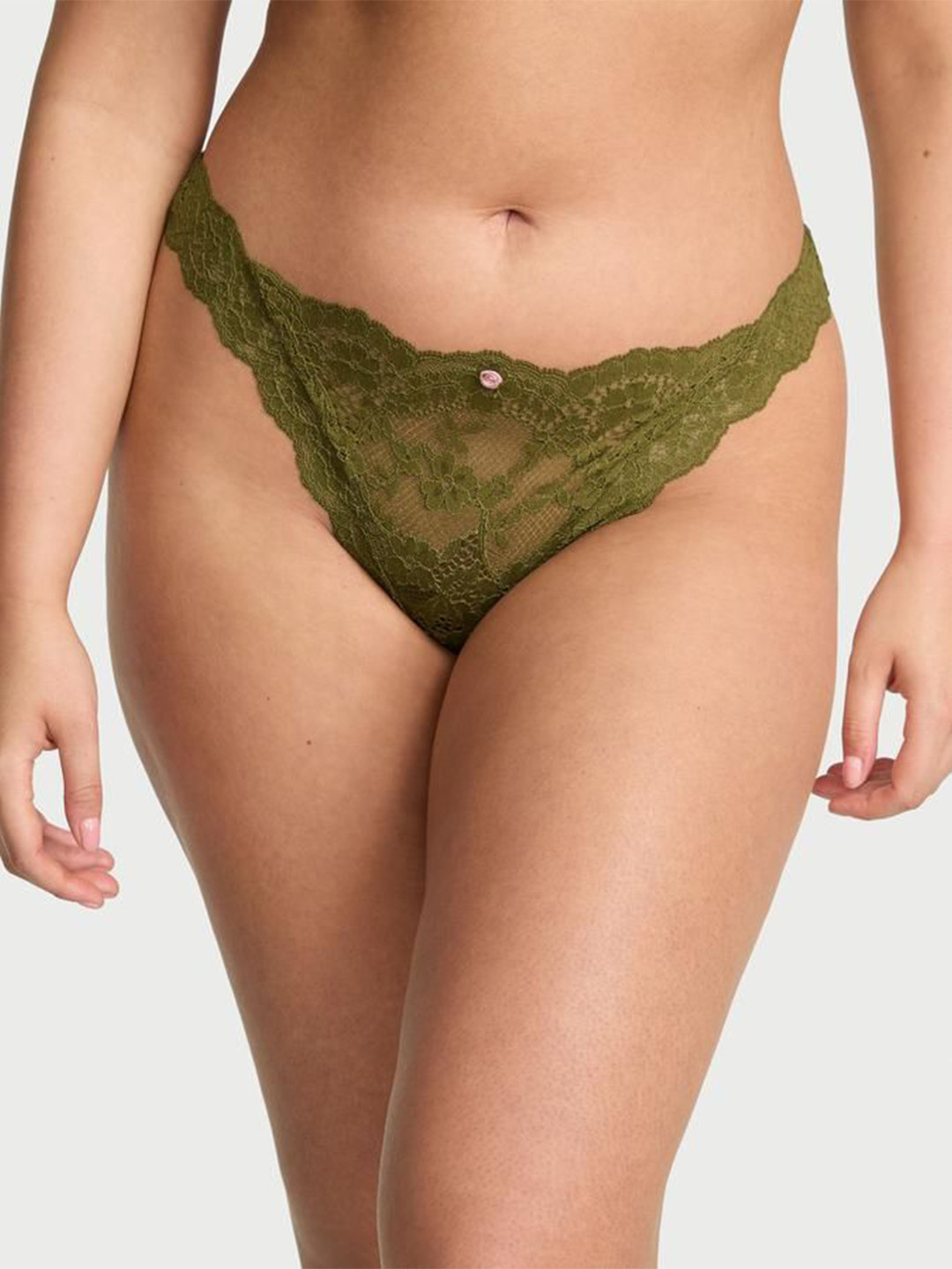 Victoria's Secret Dream Angels Low-Rise Lace Thong Briefs