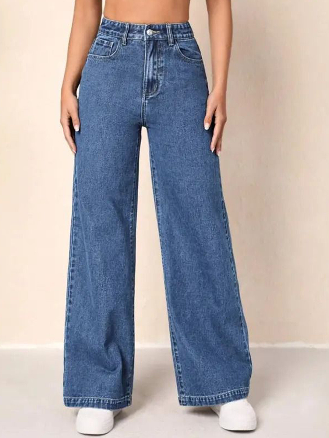 VK FASHION Women Jean Relaxed Fit High-Rise Stretchable Jeans