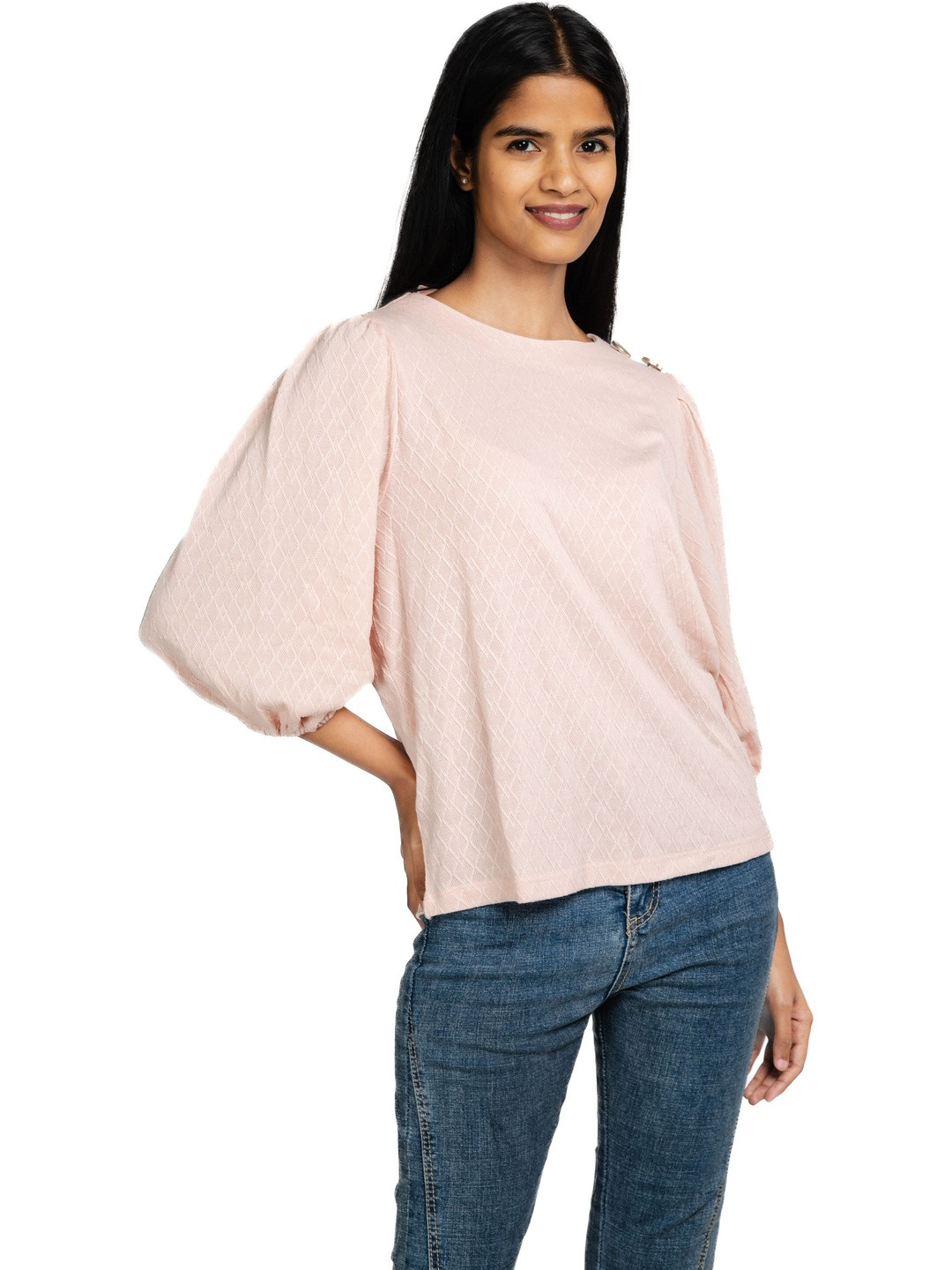 AMADORE Women Synthetic Crepe Solid Tops