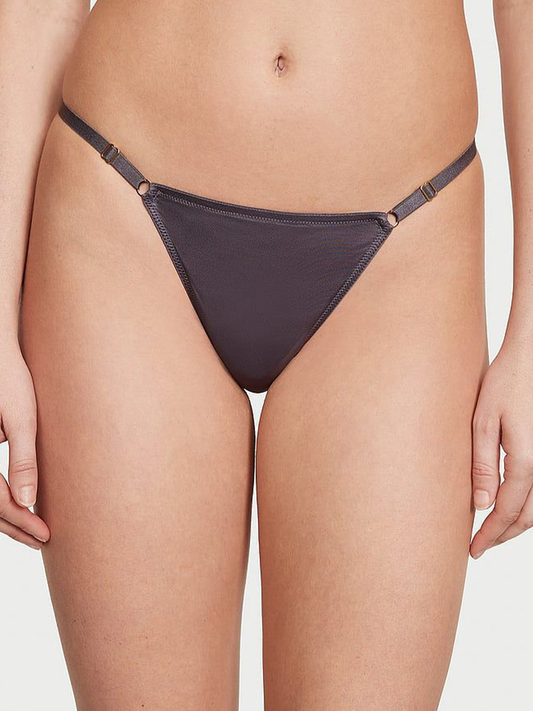 Victoria's Secret Low-Rise Outer Elastic V-String Thong Briefs