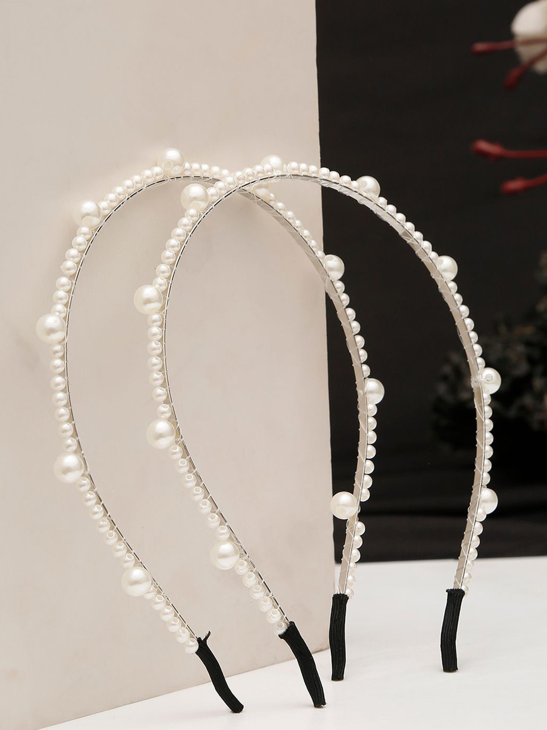 Stoln Women Set of 2 Pearl Hair Bands