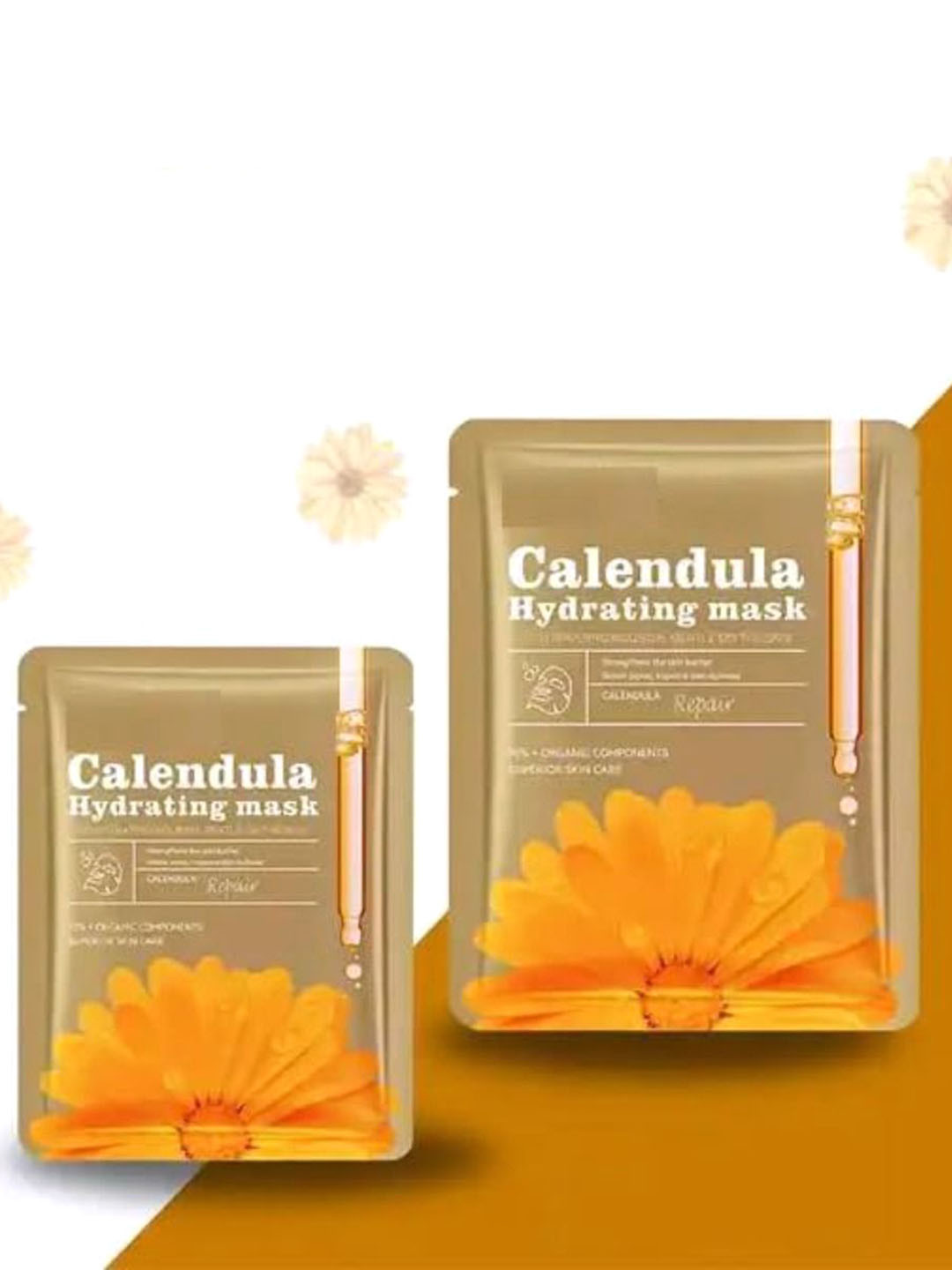ASPEONA Set Of 4 Calendula Infused Hydrating Face Mask - 25 g Each