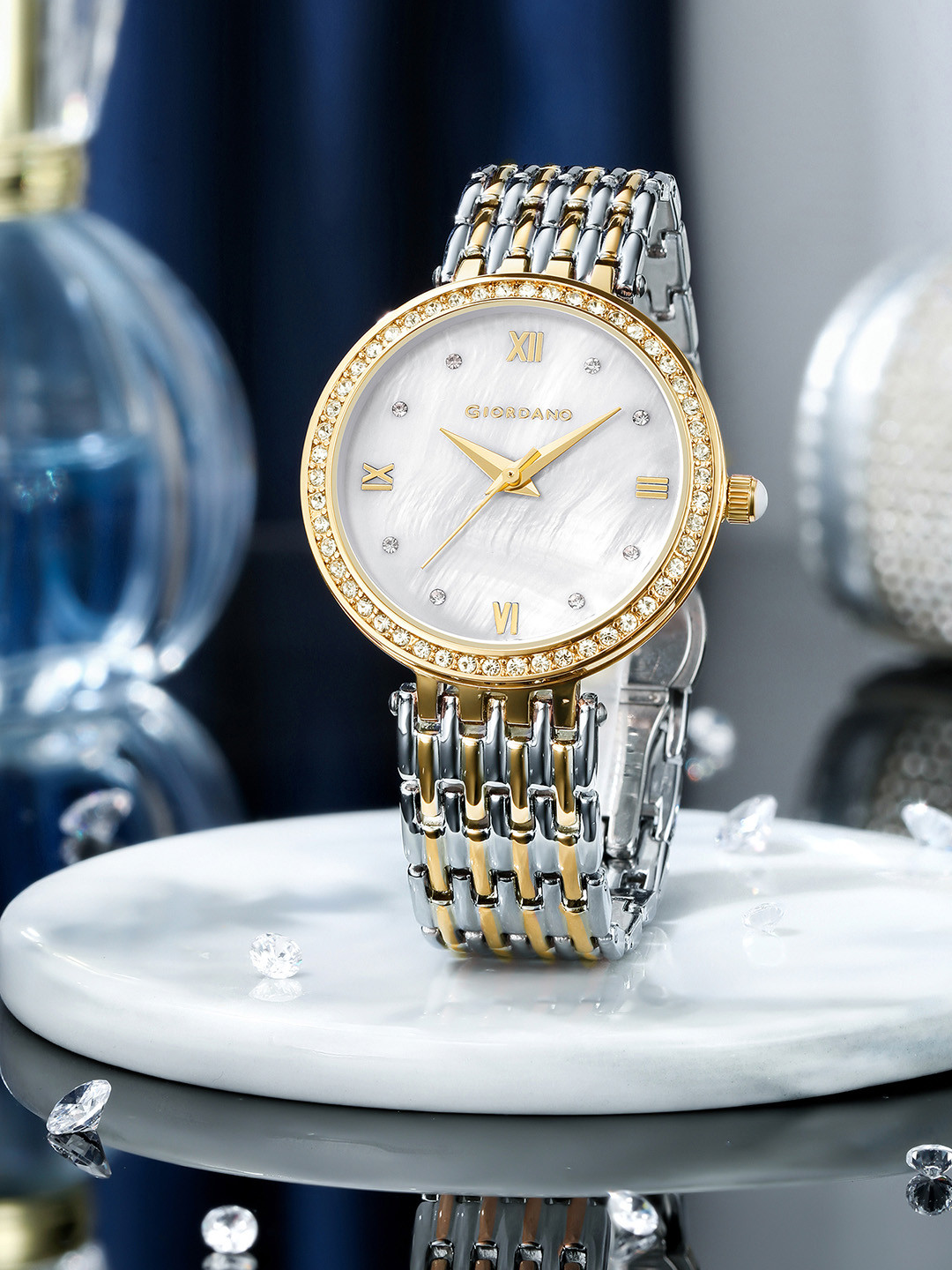 GIORDANO Women Off-White Analogue Watch A2060-55