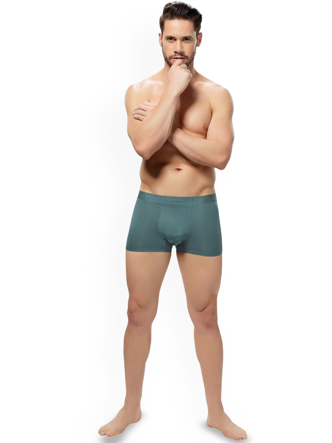 MAML Men Seamless Logo Detail Trunks