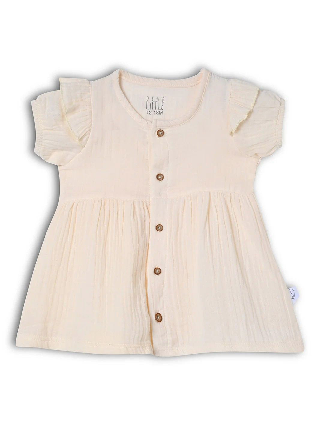 Dear Little Girls Shirt Dress with frill