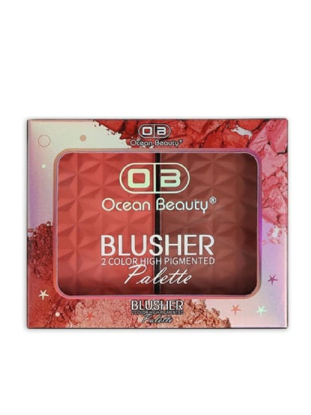 OB Ocean Beauty 2 Color High Pigmented Blusher Palette  - 10 g - 01