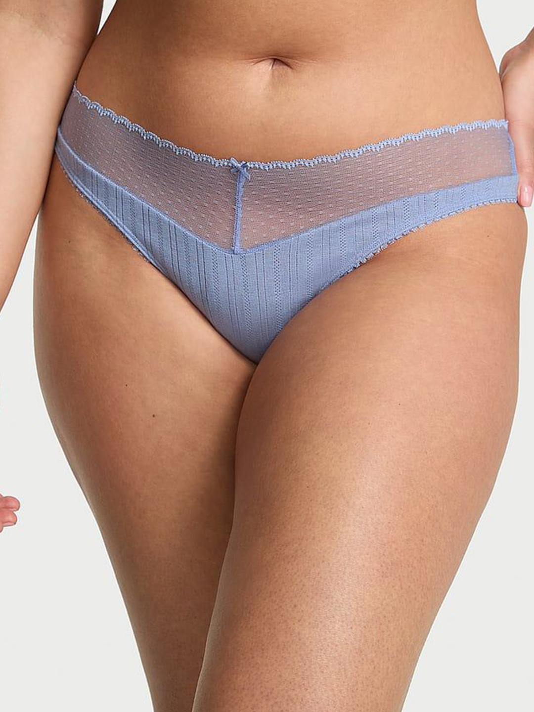 Victoria's Secret Lace Pointelle Bikini Panty
