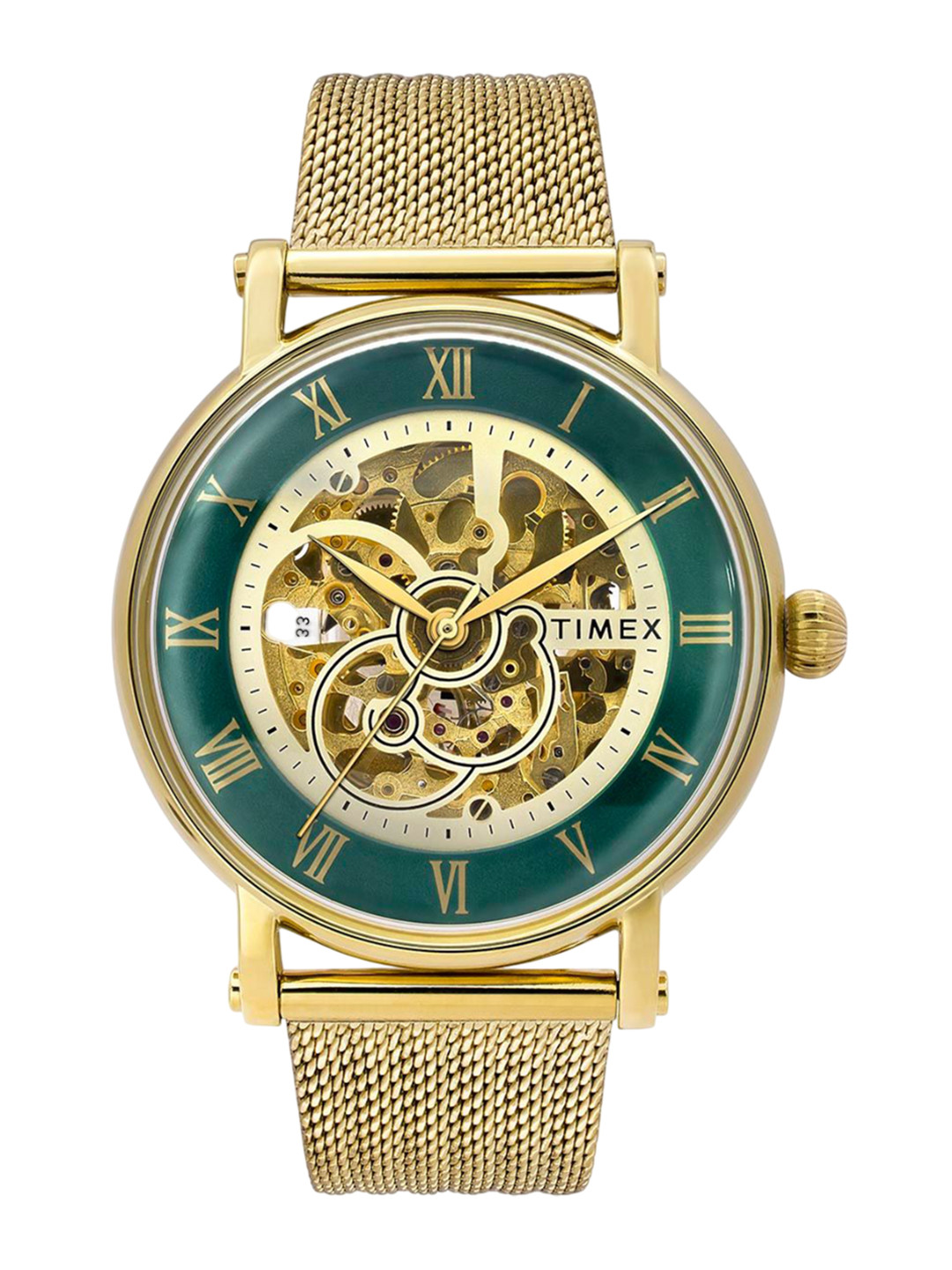 Timex Men Skeleton Dial & Straps Analogue Automatic Motion Powered Watch TWEG16721