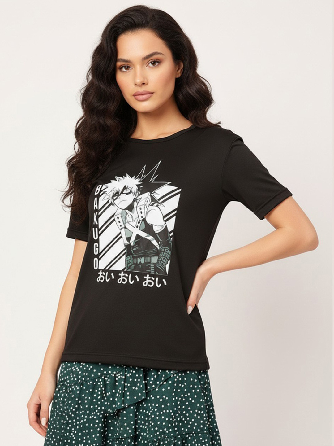 DressBerry Cultural Canvas Printed T-shirt
