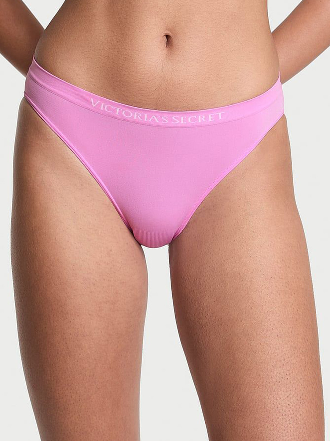 Victoria's Secret Women Mid-Rise High-Leg Seamless Bikini Briefs 1122250904T8