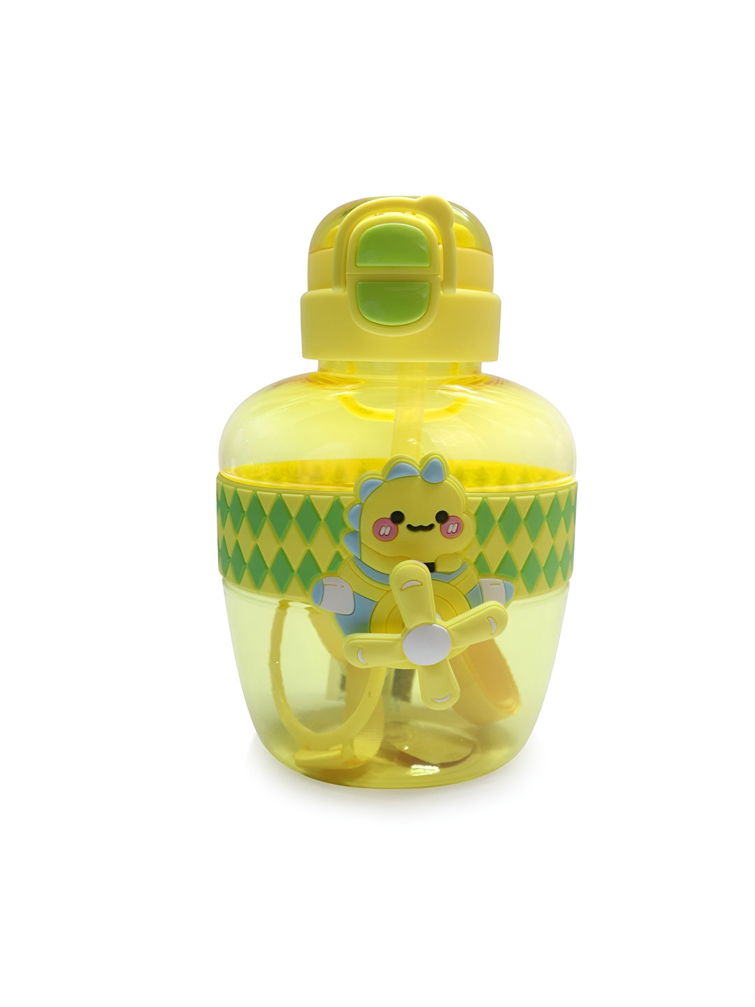 PROKART Yellow & Green Flask Insulated Water Bottle-550ml