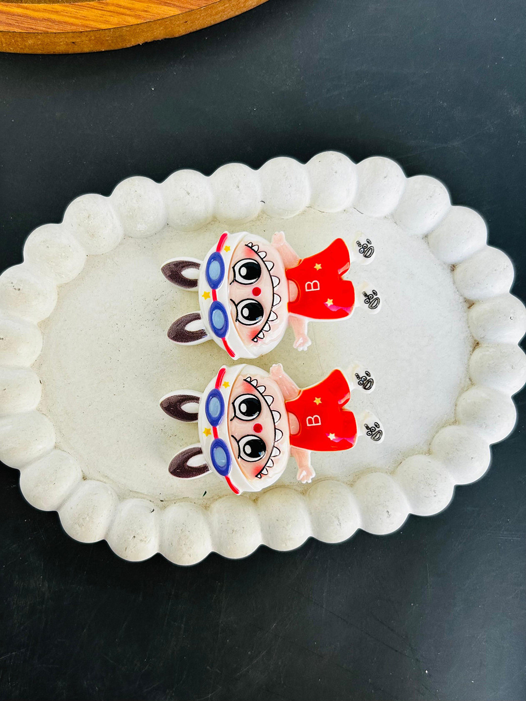 Radhya Accessories Women Pack of 2 Labubu Hair Clips Pair