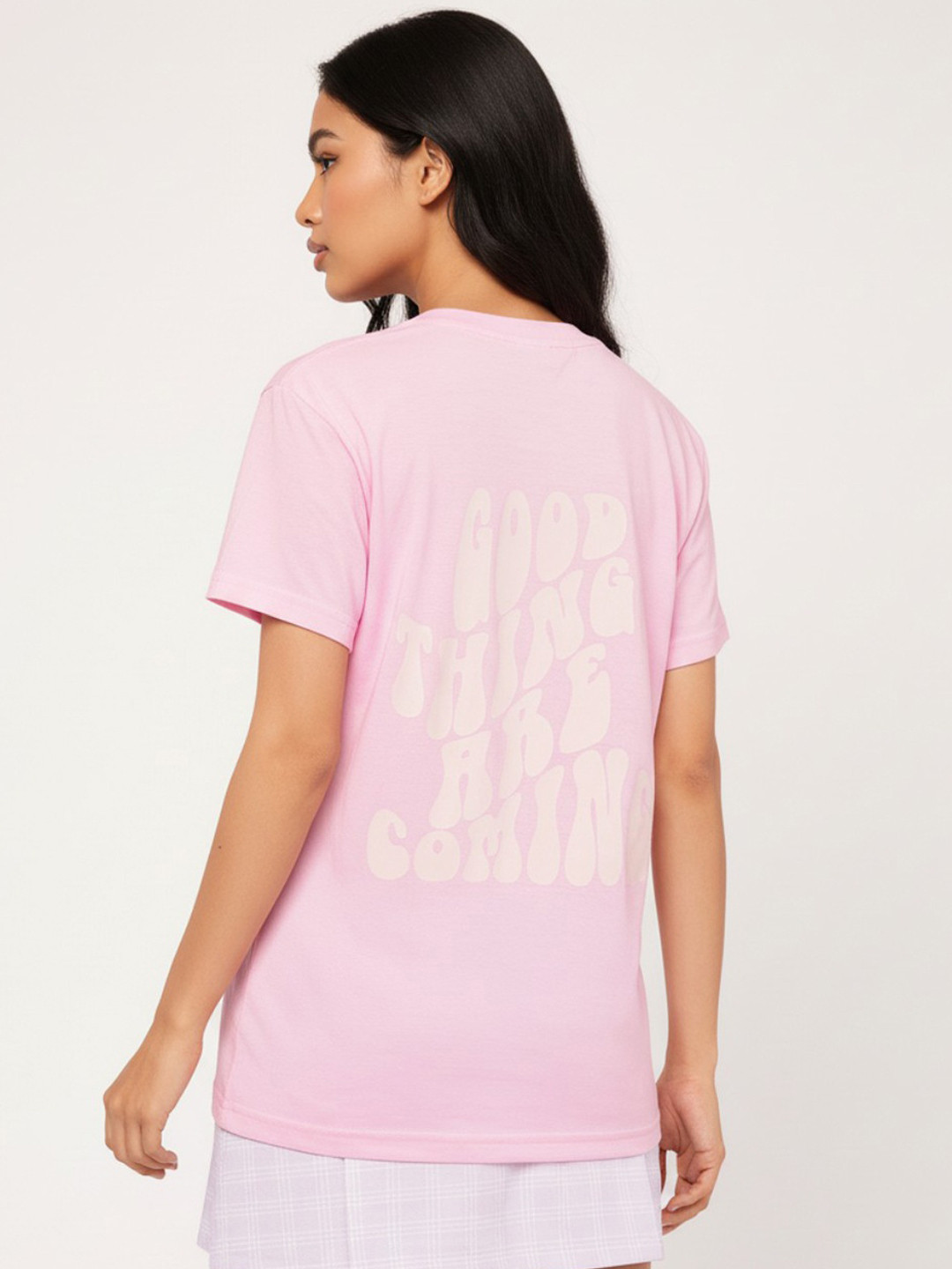 DressBerry Trend Artistry Typography T-shirt